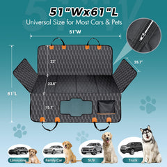 Chumajor breathable mesh visual window reduces anxiety by letting dog see outside.