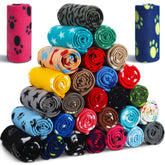 Chumia 28-piece puppy blanket soft-fleece-texture for cozy warmth