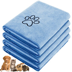Chumia dog towel absorbent-large shows quick post-bath drying for pets.