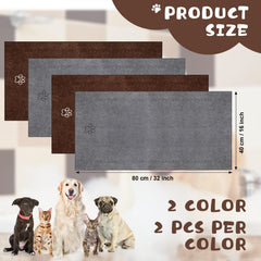 Chumia paw embroidery detail demonstrates durable design for grooming sessions.