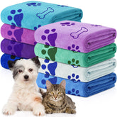 Chumia dog towels 8-pcs package for quick post-bath drying