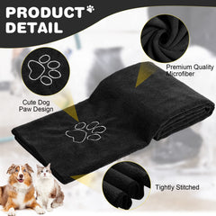 Chumia microfiber dog towel shows soft, highly absorbent surface.