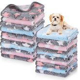 Chumia puppy blankets star-pattern pack for warm cuddles and easy daily use