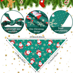 Chunful 65x45 cm dog bandana size reference for comfortable fit