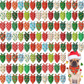Chunful Christmas bandana for dogs with Santa pattern adds festive charm to everyday walks