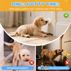 ChunHee Dog Bells 36 tones for potty, play, and meals signals.
