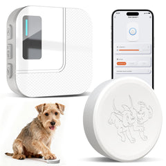 ChunHee dog door bell outdoor button ready for potty-alert signaling.