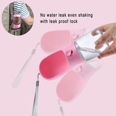 Cibaabo bottle one-handed use ideal for quick pauses during walks.