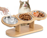CILXGQLN elevated cat bowls tilted design supports comfortable neck alignment during meals