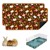 Cimiycob guinea pig cage liner 24x49 rolled out for a cozy, clean space
