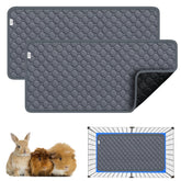 Cimiycob guinea pig cage liner 2x1 pack provides cozy, hygienic space for small pets.