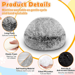 Cinnvoice bed with removable washable cover for easy cleaning and hygiene.