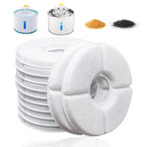 Cirfifth filtro de agua para gatos, tres capas, mejora la calidad del agua.