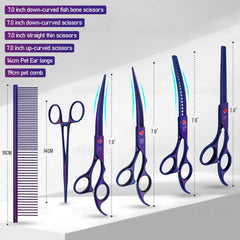 Citywish curved chunkers in purple for precise shaping and close cuts.