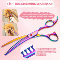 CityWish straight thinning scissors for smooth blends.