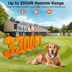 CIUZL dog shock collar light mode for nighttime visibility during walks.