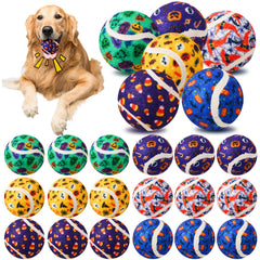 Civaner Halloween 2.5-inch squeaky ball dog toy for active fetch and play