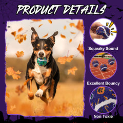 Civaner 2.5-inch squeaky ball encourages safe chewing and training sessions