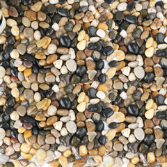 CJGQ 45lb polished pebbles for plants close-up, ideal for potting and decorative use.