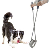 CKLT Heavy Duty Pooper Scooper with 38in handle enables easy, back-friendly waste pickup.