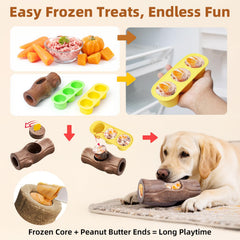 ClariVora puzzle-enrichment design supports independent dog play and mental engagement.