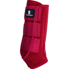 Classic Equine ClassicFit sling boot demonstrates ergonomic fit for a close, clean profile.