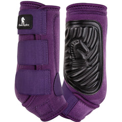 Classic Equine ClassicFit sling boot front eggplant large provides secure protection and quick-fit for training.