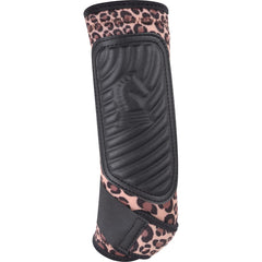 Classic Equine ClassicFit sling boot hind cheetah small supports quick trainer-friendly application during conditioning.