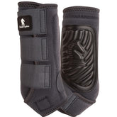 Classic Equine ClassicFit Sling Boots front view in charcoal for enhanced leg protection.