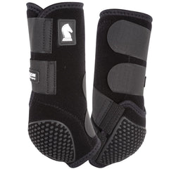 Classic Equine Flexion boot shows cradle fetlock system delivering strong fetlock support