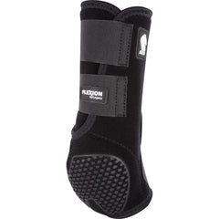 Classic Equine Flexion hind boot side view highlights contoured design for leg protection.