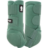 Classic Equine Flexion Legacy2 front spruce boot showing fetlock support for active performance