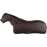 Classic Equine Full Body Slinky Black XL shows four-way stretch fabric for a comfortable fit.