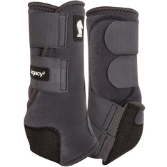 Classic Equine Legacy2 front boot with cradle fetlock protection supports suspensory areas during training