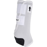 Classic Equine Legacy2 hind boot white X-Large close-up shows cradled fetlock protection for durability