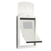 Classicmacher large dog door white frame for easy pet access and secure entry.