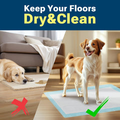 CLEAN SPACES extra-large puppy pads soft skin-friendly top layer for sensitive skin
