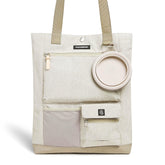 Cleverpup Park Pack tote front view showing eight-pocket organization for easy park trips.