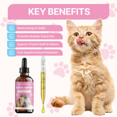 Clidelan liquid drops dispensed for easy administration and steady energy.