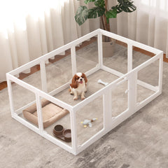 ClimbHope acrylic dog playpen with clear view for crate training