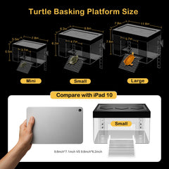 Clioran Turtle Basking Platform mini-size fits tiny shells for babies
