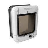 Closer Pets Cat Mate flap front view shows compact design for controlled pet access.