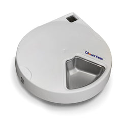 Closer Pets Feeder with stainless steel bowl inserts for durability and easy cleaning.