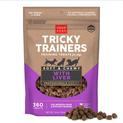 Cloud Star Tricky Trainers liver flavor treats for training rewards