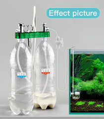 Clscea CO2 Generator Safety Valve closeup highlights automatic relief for stable aquarium pressure