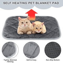 Clysee safe self-warming mat without cords for safe, wire-free warmth.