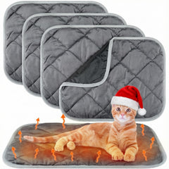 Clysee self-heating pet pad texture closeup shows cozy warmth for pets indoors.