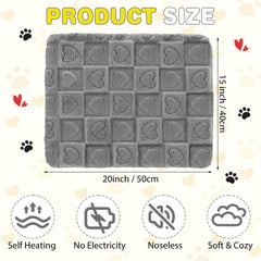 Clysee self-warming cat bed with removable gray cover for easy washing