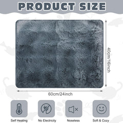Clysee self-warming cat bed removable cover highlights easy machine-wash care