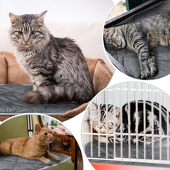 Clysee washable cat bed mat shows easy care and portable warmth.